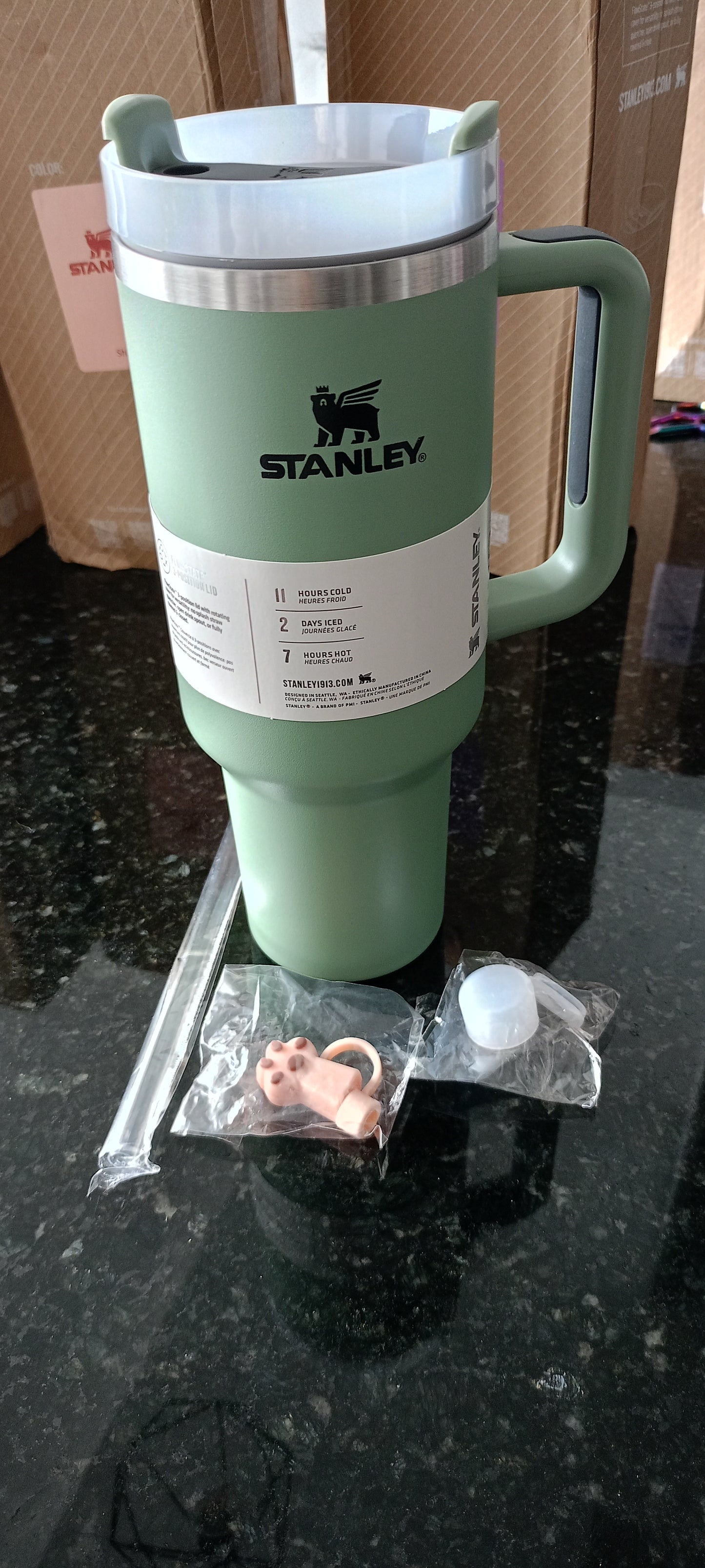 Vaso stanley con accesorios